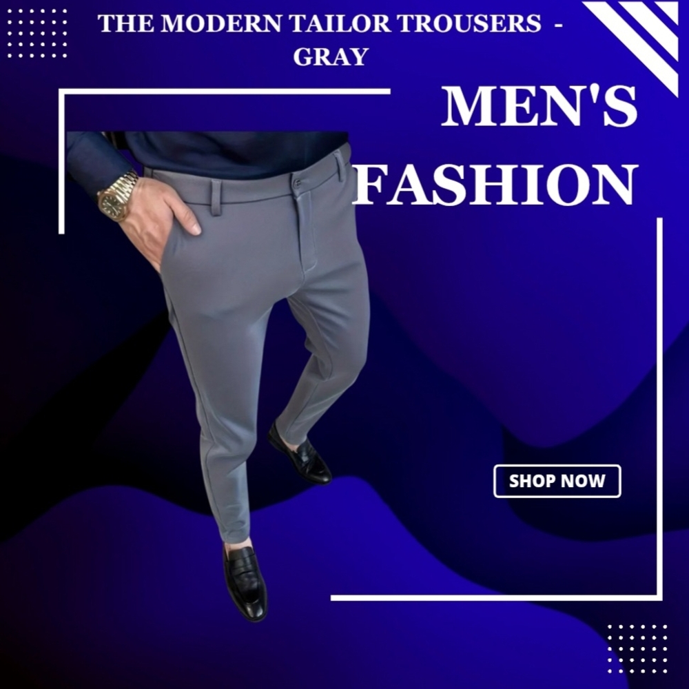 The Modern Tailor Trousers - GRAY